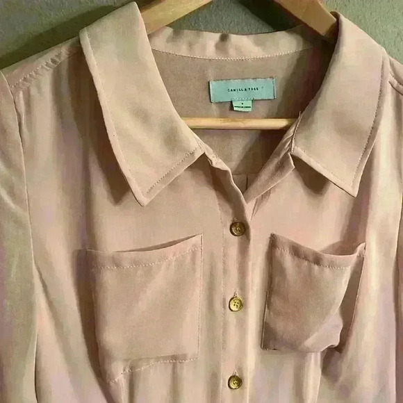 Camilla Tree Pink Shirt Dress Size S - Picture 6 of 16